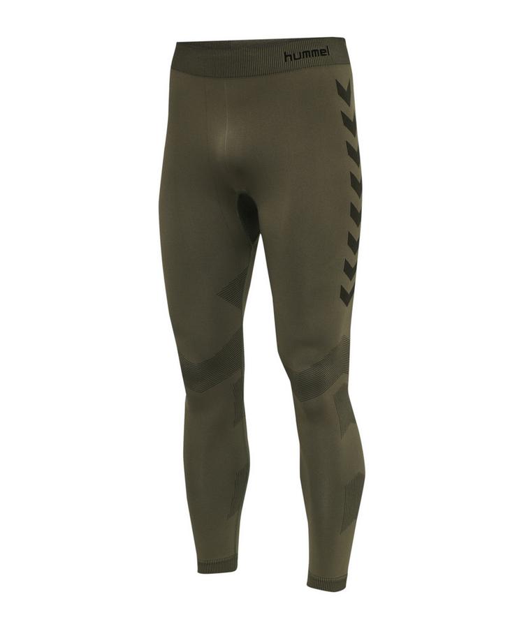 hummel hummel First Seamless Training Tight Funktionsunterhose Herren - khaki - 0 | SportScheck