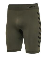 hummel hmlFIRST Seamless Short Funktionsunterhose Herren - khaki