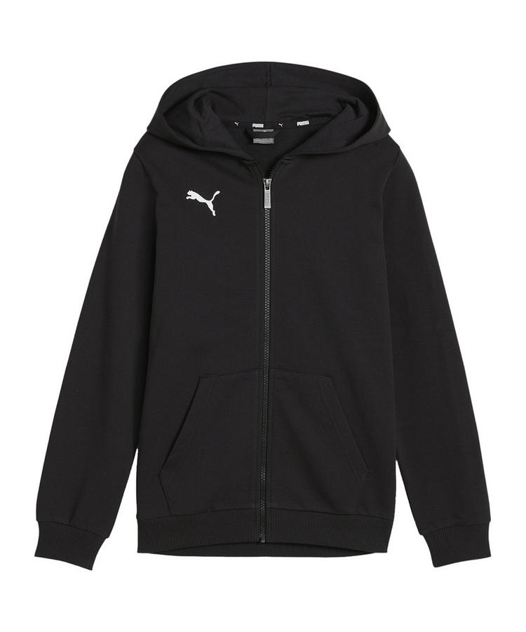 PUMA PUMA teamGOAL Casuals Kapuzenjacke Kids Trainingsjacke Kinder - schwarzweiss - 0 | SportScheck