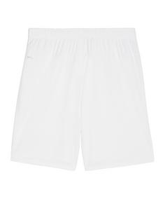 Rückansicht von PUMA teamGoal Short Fu&szlig;ballshorts Herren weissschwarz