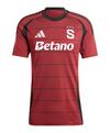 adidas Sparta Prag Trikot Home 2024/2025 Trikot - rot