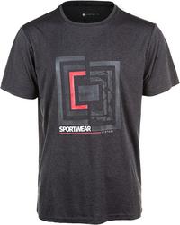 Virtus Utert Printshirt Herren - 1111 Black Melange