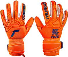 Rückansicht von Reusch Attrakt Freegel Silver Jr Torwarthandschuhe shocking orange