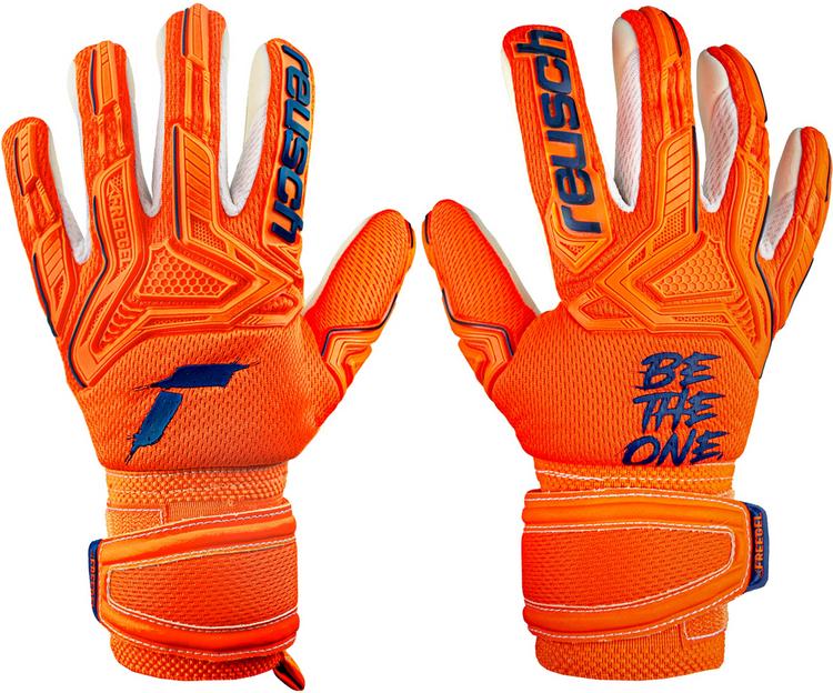 Reusch Reusch Attrakt Freegel Silver Jr Torwarthandschuhe - shocking orange - 0 | SportScheck