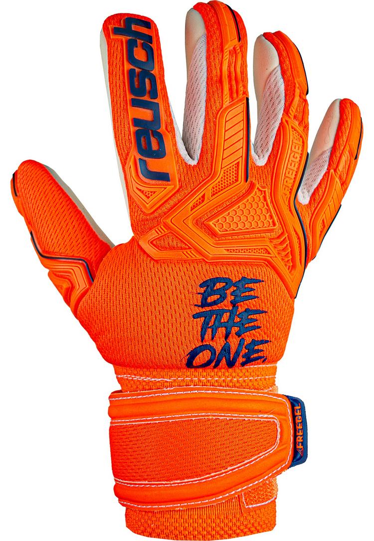 Reusch Reusch Attrakt Freegel Silver Jr Torwarthandschuhe - shocking orange - 1 | SportScheck