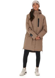 Rückansicht von SOS Malbun Parka Damen 1137 Pine Bark