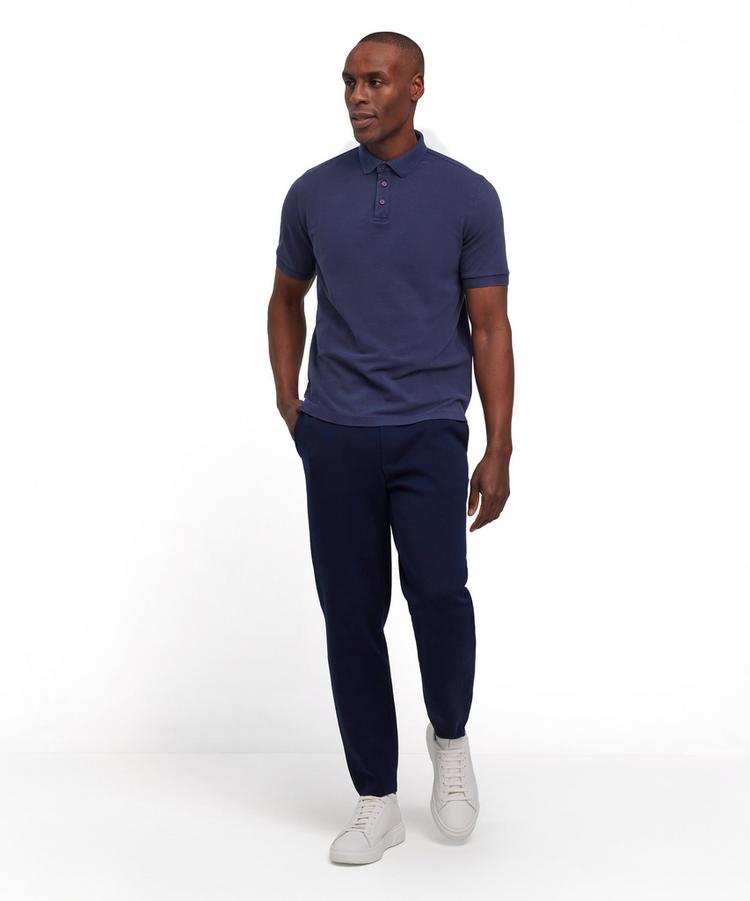 Falke Falke Pima Pique Poloshirt Herren - space blue (6116) - 1 | SportScheck