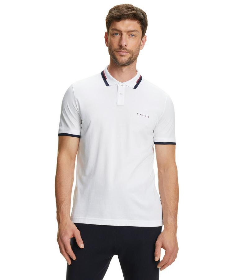 Falke Falke Polo Shirt Colour Edge Poloshirt Herren - white (2000) - 0 | SportScheck