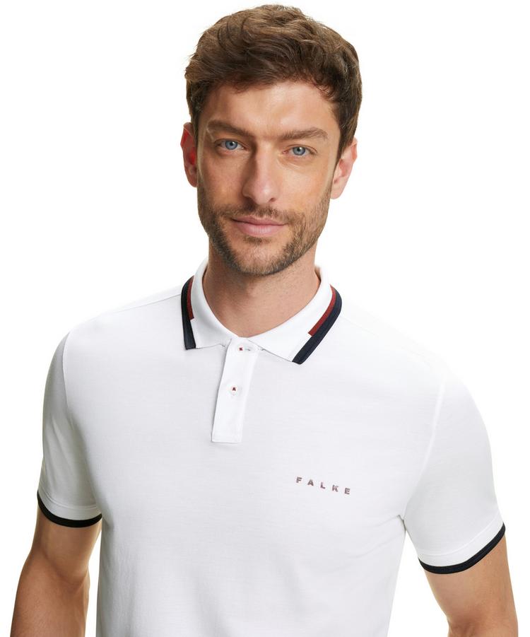 Falke Falke Polo Shirt Colour Edge Poloshirt Herren - white (2000) - 5 | SportScheck