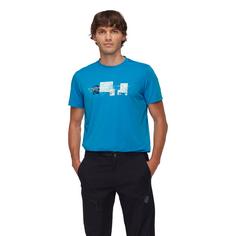 Rückansicht von Mammut T-Shirt Herren glacier blue