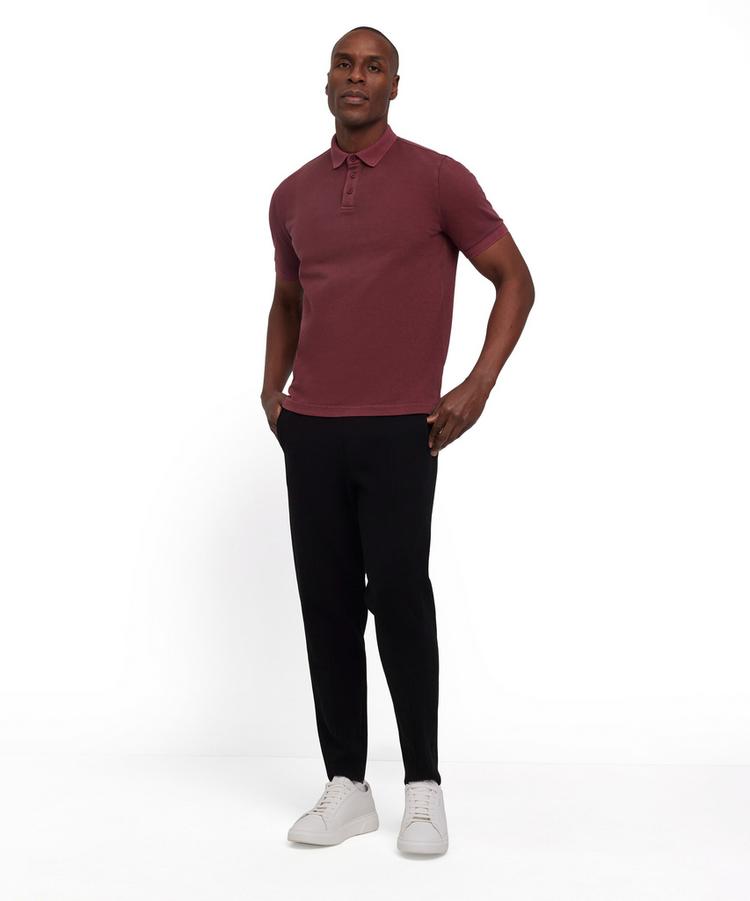 Falke Falke Pima Pique Poloshirt Herren - merlot (8117) - 1 | SportScheck