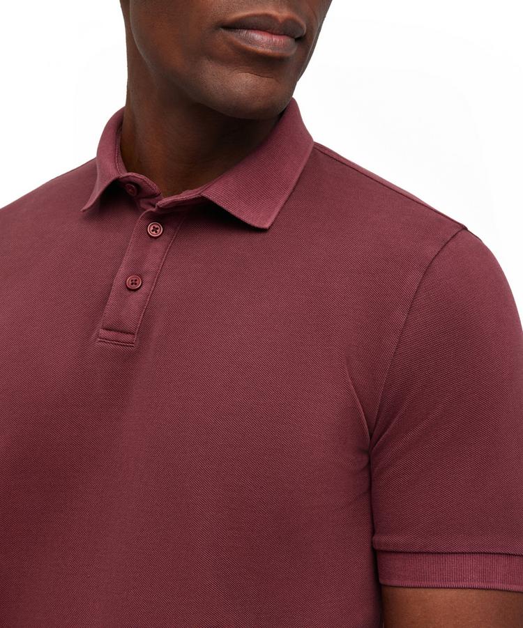 Falke Falke Pima Pique Poloshirt Herren - merlot (8117) - 3 | SportScheck