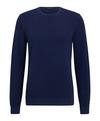 Falke Crew Neck Cotton Piqu&eacute; Strickpullover Herren - night blue (6578)