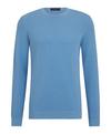 Falke Crew Neck Cotton Piqu&eacute; Strickpullover Herren - azure (6280)