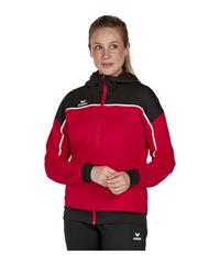 Erima Change by Kapuzenjacke Damen Trainingsjacke Damen - rotschwarz
