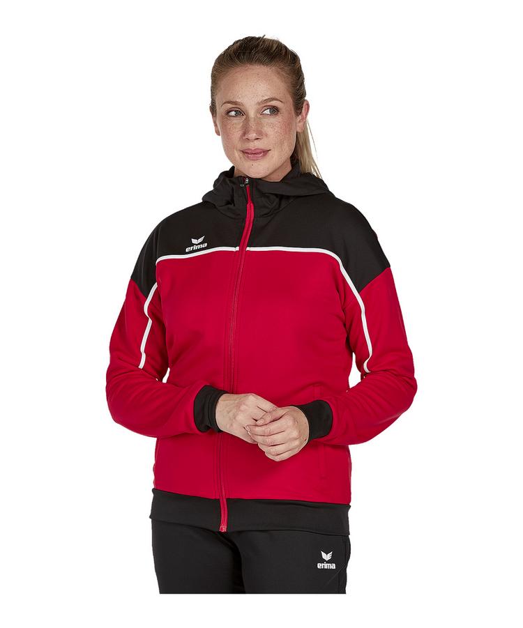 Erima Erima Change by Kapuzenjacke Damen Trainingsjacke Damen - rotschwarz - 0 | SportScheck