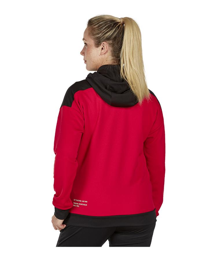 Erima Erima Change by Kapuzenjacke Damen Trainingsjacke Damen - rotschwarz - 0 | SportScheck