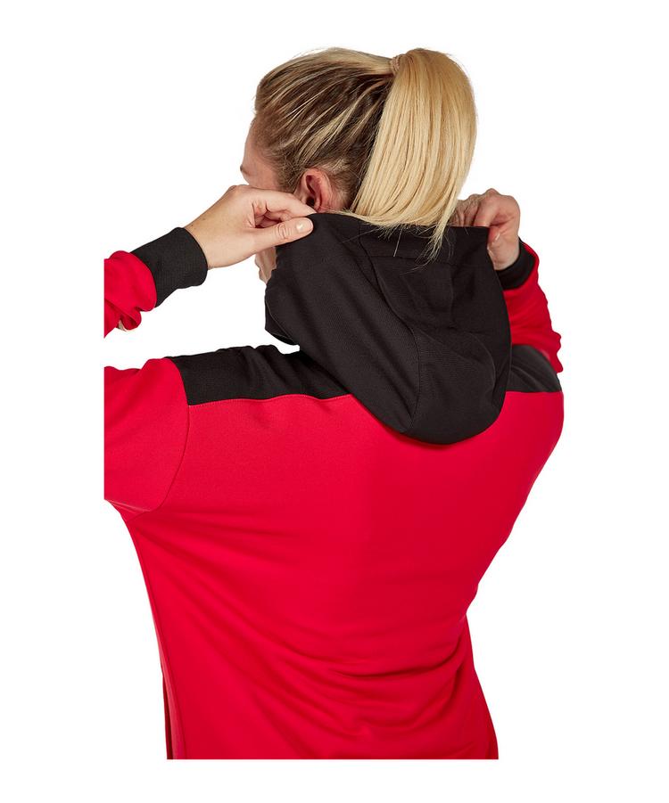 Erima Erima Change by Kapuzenjacke Damen Trainingsjacke Damen - rotschwarz - 2 | SportScheck