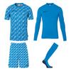 Uhlsport Progressive Torwart Set - cyan/wei&szlig;