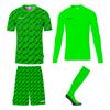 Uhlsport Progressive Torwart Set - fluo gr&uuml;n/schwarz