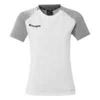 Kempa Ambition 28 Women T-Shirt Damen - wei&szlig;/dark grau melange