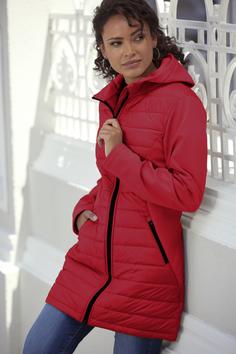 Rückansicht von Vivance active Steppjacke Funktionsjacke Damen rot