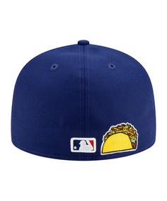 Rückansicht von New Era Los Angeles Dodgers City 59Fifty Cap Cap blau