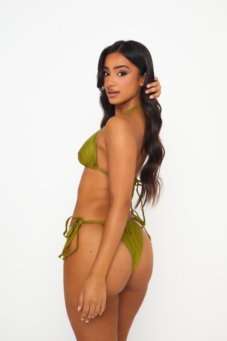 Moda Minx Moda Minx Seychellen Seestern Bikini Hose Damen - Shimmer Olive - 2 | SportScheck