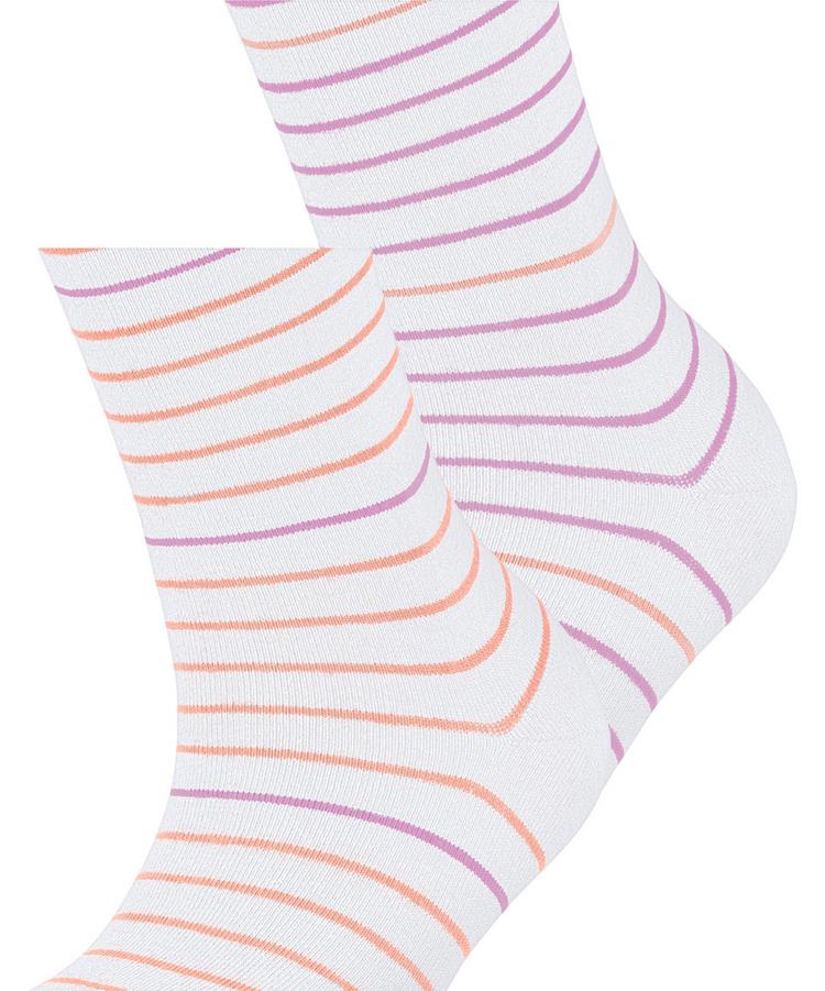 ESPRIT ESPRIT Fine Stripe  2-Pack Socken Damen - white (2000) - 1 | SportScheck