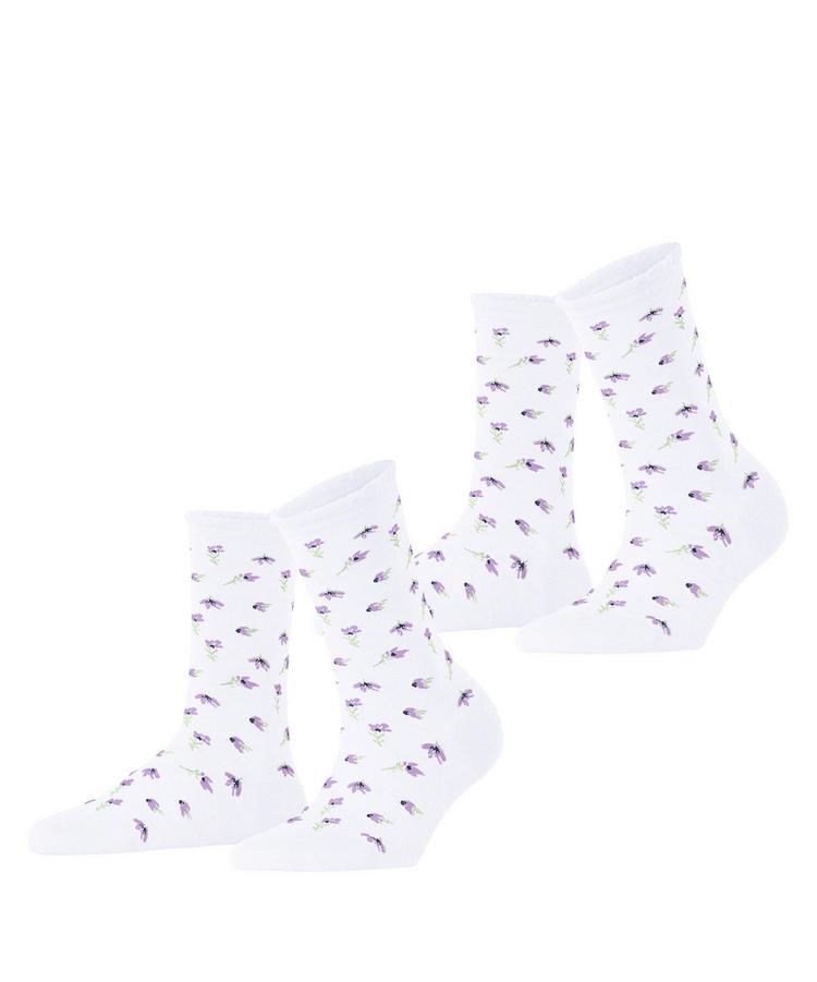 ESPRIT ESPRIT Petite Flowers SO  2-Pack Socken Damen - white (2000) - 0 | SportScheck
