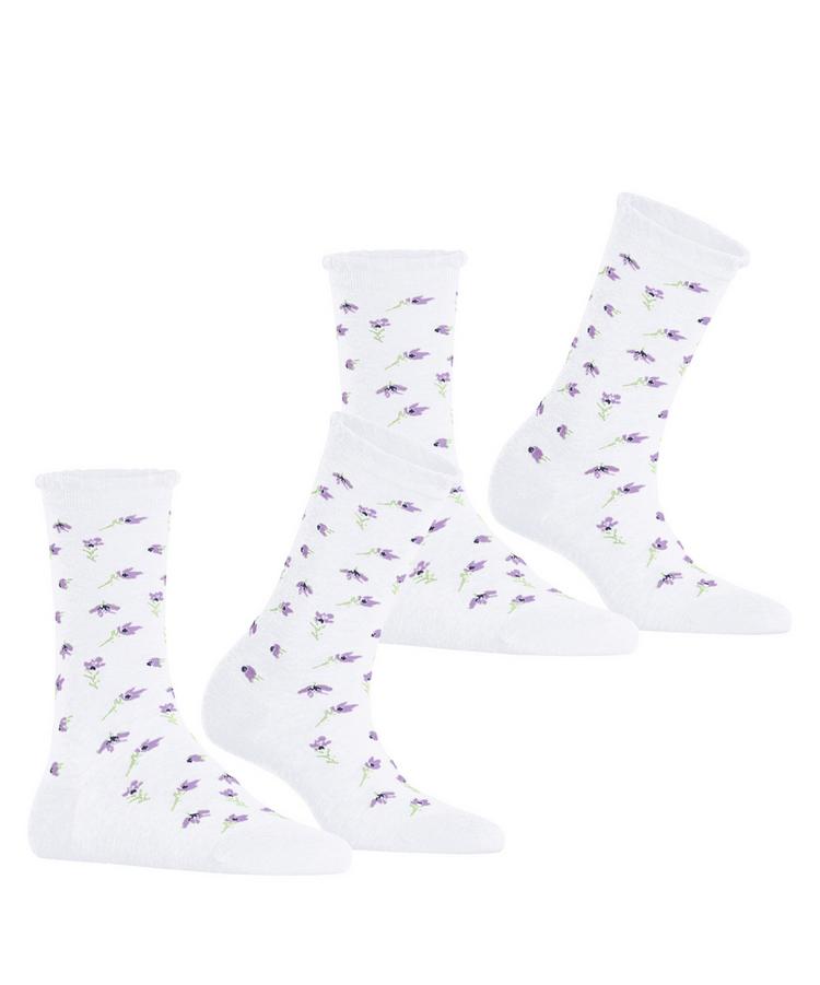 ESPRIT ESPRIT Petite Flowers SO  2-Pack Socken Damen - white (2000) - 0 | SportScheck