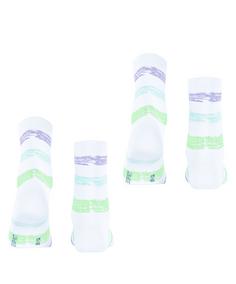 Rückansicht von ESPRIT Brushed Stripes SO 2-Pack Freizeitsocken Damen white (2000)