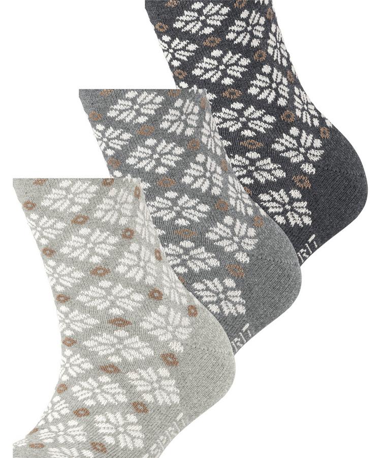 ESPRIT ESPRIT Norwegian SO 3P Socken Damen - sortiment (0010) - 1 | SportScheck