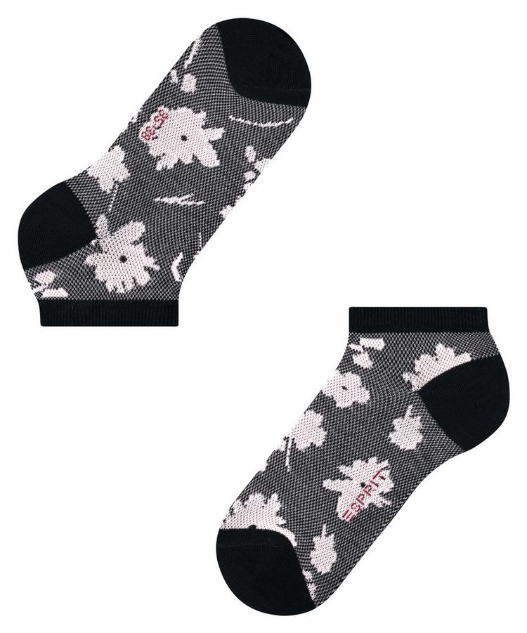 ESPRIT ESPRIT Filigree Flower SN Socken Damen - black (3000) - 2 | SportScheck