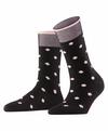ESPRIT Rolled Cuff & Dots Socks Socken Damen - black (3000)