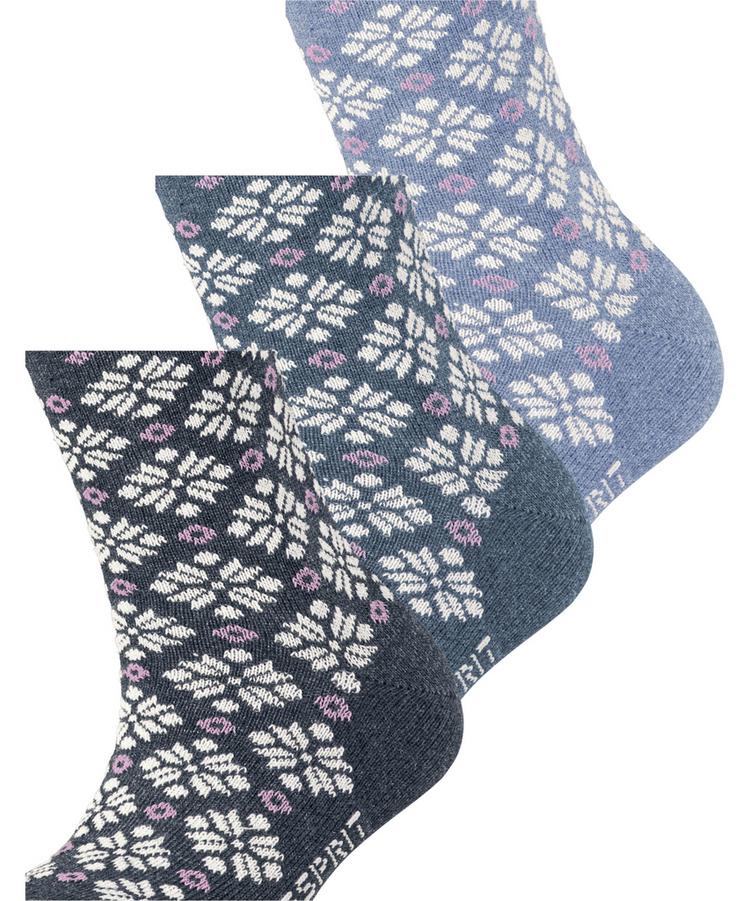 ESPRIT ESPRIT Norwegian  3-Pack Socken Damen - sortiment (0030) - 1 | SportScheck