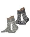 ESPRIT Norwegian SO  2-Pack Socken Damen - sortiment (0020)