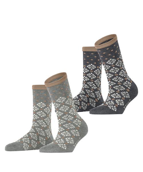 ESPRIT Norwegian SO  2-Pack Socken Damen
