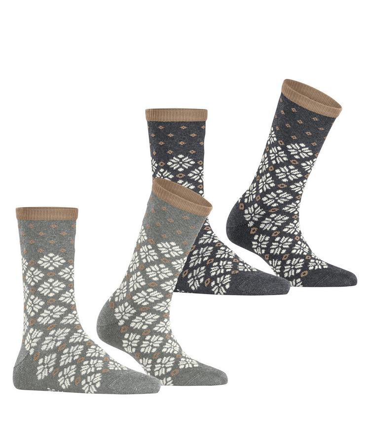 ESPRIT ESPRIT Norwegian SO  2-Pack Socken Damen - sortiment (0020) - 0 | SportScheck