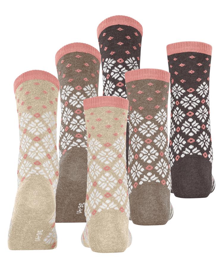 ESPRIT ESPRIT Norwegian  3-Pack Socken Damen - sortiment (0040) - 0 | SportScheck