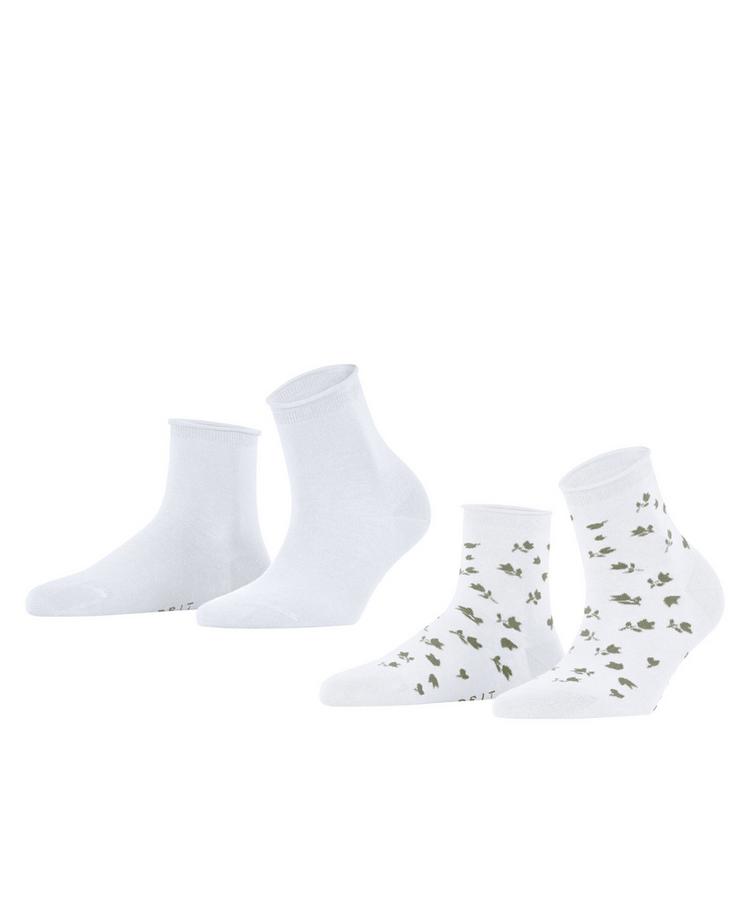 ESPRIT ESPRIT Mini Flower SSO  2-Pack Socken Damen - white (2000) - 0 | SportScheck