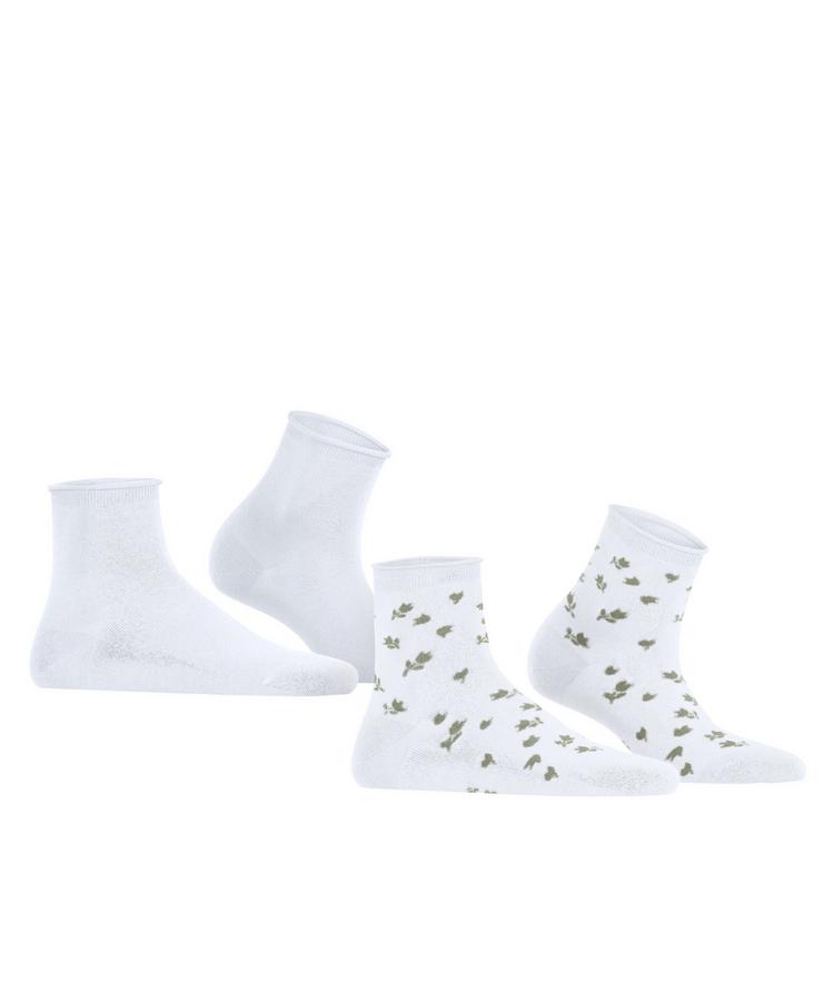 ESPRIT ESPRIT Mini Flower SSO  2-Pack Socken Damen - white (2000) - 0 | SportScheck
