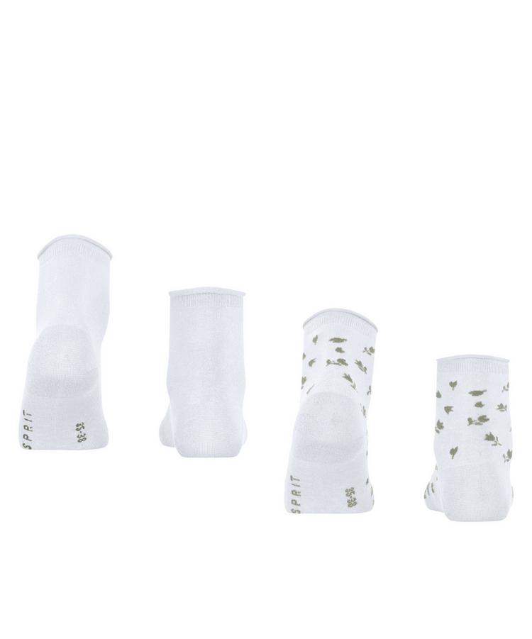 ESPRIT ESPRIT Mini Flower SSO  2-Pack Socken Damen - white (2000) - 0 | SportScheck