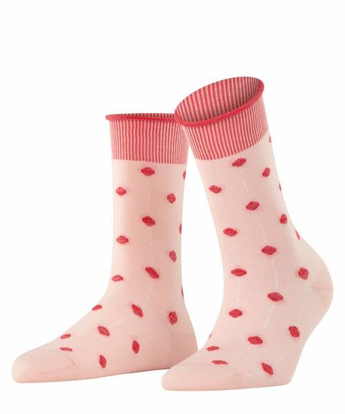 ESPRIT Rolled Cuff & Dots Socks Socken Damen