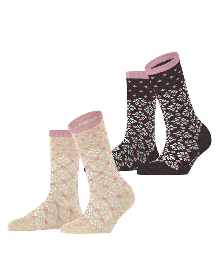 ESPRIT ESPRIT Norwegian SO  2-Pack Socken Damen - sortiment (0050) - 0 | SportScheck