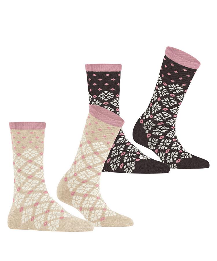 ESPRIT ESPRIT Norwegian SO  2-Pack Socken Damen - sortiment (0050) - 0 | SportScheck