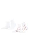 ESPRIT Mini Flower SSO  2-Pack Socken Damen - off-white (2010)