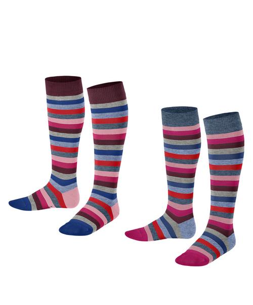 ESPRIT Multi Stripe KH  2-Pack Socken Kinder