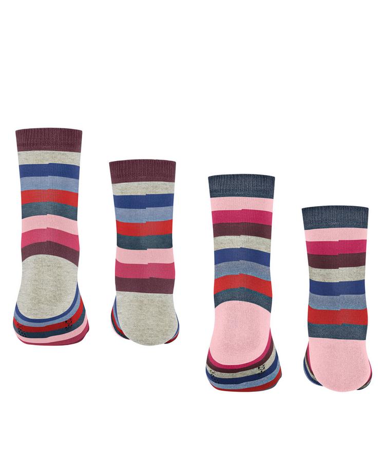 ESPRIT ESPRIT Multicolor Stripe SO  2-Pack Socken Kinder - light denim (6660) - 0 | SportScheck