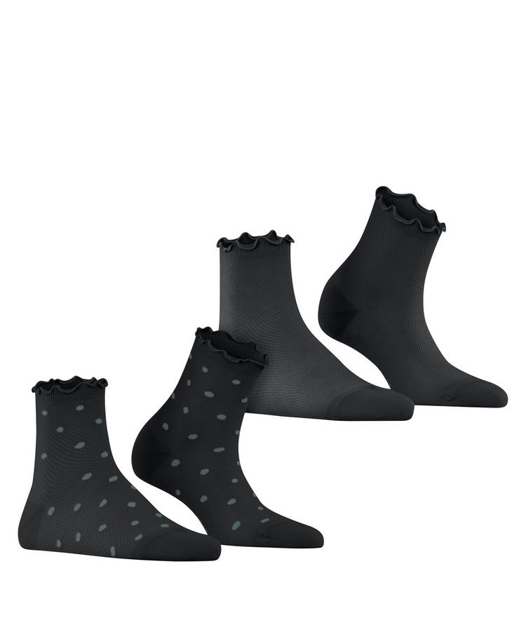 ESPRIT ESPRIT Mesh Dot SSO  2-Pack Socken Damen - black (3000) - 0 | SportScheck